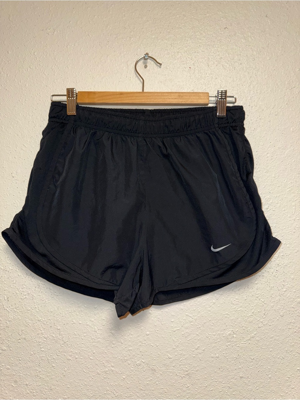Nike Black Women's Dri-FIT Running Shorts with Reflective Swoosh